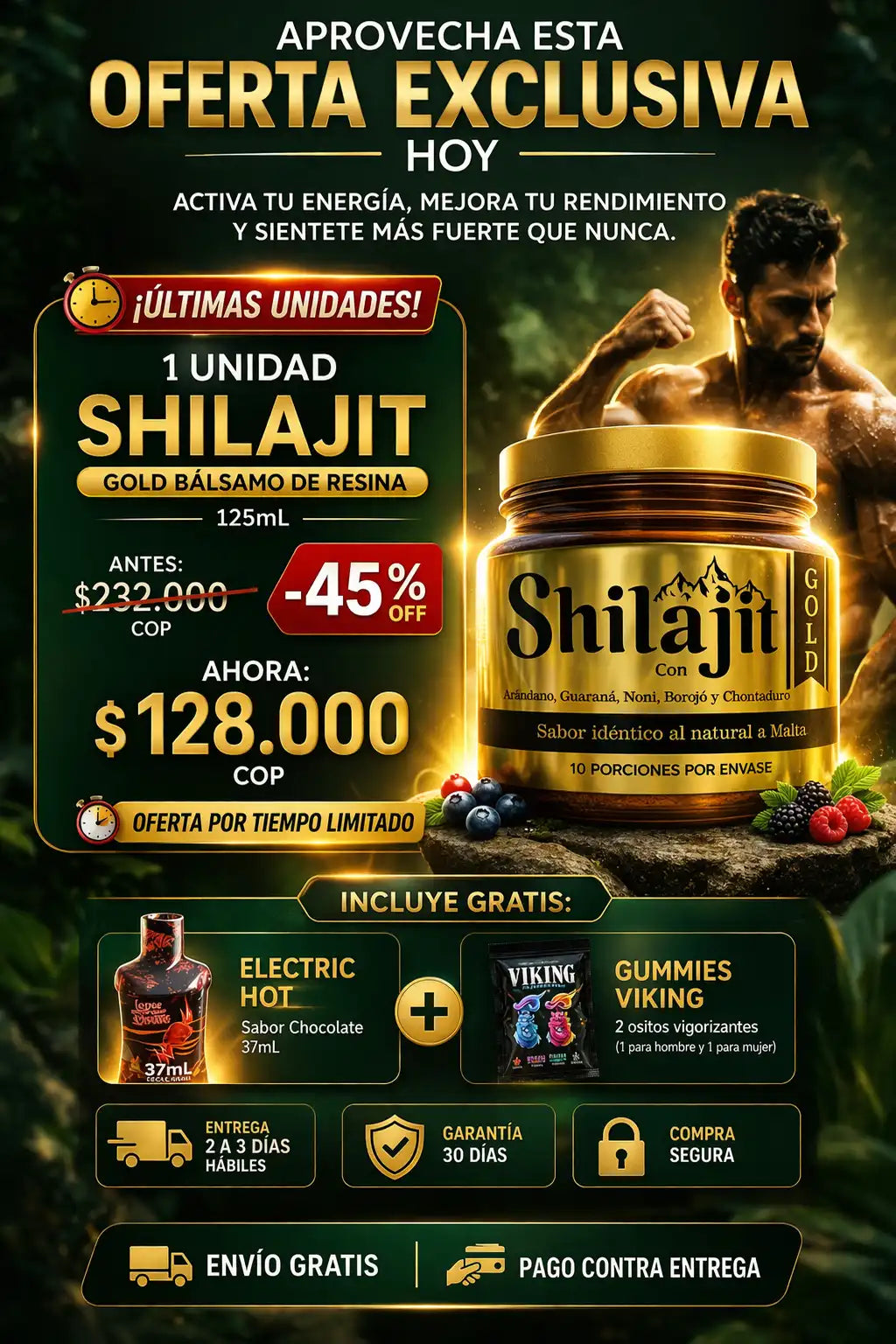 Shilajit Gold + Electri hot + Gummies